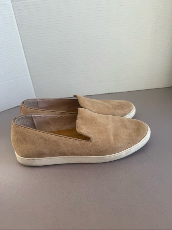 Birdies Shoes - Birdies Slip-On Loafers in Light Tan Suede